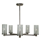 Lexi Chandelier - Polished Nickel / Clear Seeded