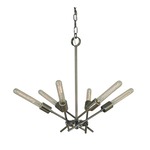 Quasar Chandelier - Polished Nickel