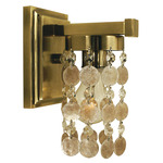 Naomi Glam Wall Sconce - Brass