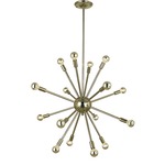 Simone Sputnik Chandelier - Polished Nickel