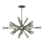 Simone Sputnik Chandelier - Brushed Nickel