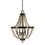 Naomi Foyer Chandelier - Mahogany Bronze