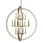 Constellation Foyer Chandelier - Satin Brass