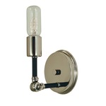 Felix Wall Sconce - Polished Nickel / Matte Black