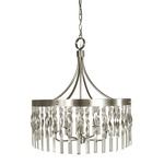 Adele Chandelier - Polished Nickel / Crystal