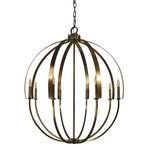 Luna Chandelier - Antique Brass