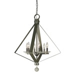 Ice Chandelier - Polished Nickel / Satin Pewter