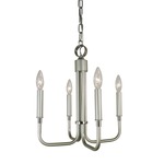 Lara Chandelier - Satin Pewter