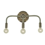 Candide Wall Sconce - Polished Nickel / Satin Pewter