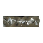 Patrice Bathroom Vanity Light - Polished Nickel / Crystal