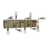 Fusion Wall Sconce - Polished Nickel / Matte Black