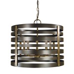 Pastoral Chandelier - Mahogany Bronze / Antique Brass