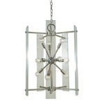 Metrocraft Chandelier - Polished Nickel / Clear