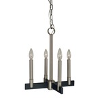 Jessica Chandelier - Brushed Nickel / Matte Black