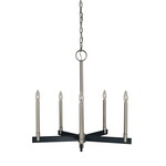 Jessica Chandelier - Brushed Nickel / Matte Black
