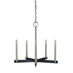 Jessica Chandelier - Brushed Nickel / Matte Black