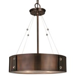 Oracle Too Chandelier - Roman Bronze / Ebony