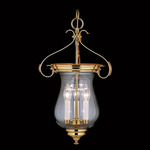 Jamestown Bourgeois Foyer Chandelier - Polished Brass