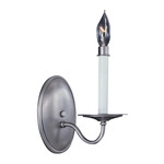 Jamestown Baroque Wall Sconce - Satin Pewter