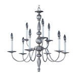 Jamestown Accolade Chandelier - Satin Pewter