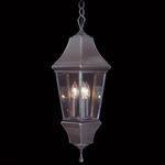 Normandy Outdoor Pendant - Siena Bronze / Clear