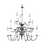 Jamestown Foyer Chandelier - Mahogany Bronze