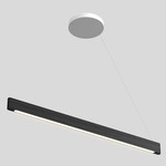 Line Light Pendant - White / Black White Oak