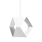 Helium Pendant - White / Clear