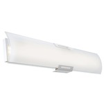 Allure Bathroom Vanity Light - Chrome / Frosted