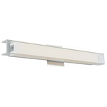 Mist Bathroom Vanity Light - Chrome / Frosted