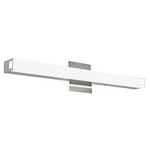 Sabre Bathroom Vanity Light - Chrome / White