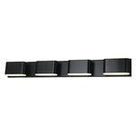 Bianca Bathroom Vanity Light - Black / Frosted