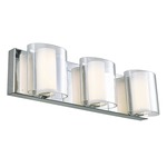 Zoe Bathroom Vanity Light - Chrome