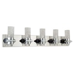 Krypton Bathroom Vanity Light - Chrome