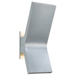 Yoga Slanted Outdoor Wall Sconce - Silica / Frosted