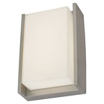 Yoga Slat Outdoor Wall Sconce - Silica / Frosted