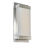 Atom Outdoor Wall Sconce - Stainless Steel / Frosted