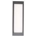 Atom Outdoor Wall Sconce - Matte Black / Frosted