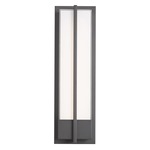 Neutron Outdoor Wall Sconce - Matte Black / Frosted