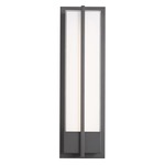 Neutron Outdoor Wall Sconce - Matte Black / Frosted