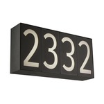 Numero 2 Light Wall Sconce - Matte Black / White