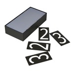 Numero Laser Cut Numbers - Matte Black