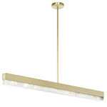 Artes Linear Pendant - Satin Brass / Satin Brass