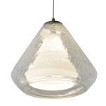 Armitage Pendant - Satin Nickel / Clear Crackle