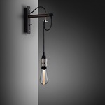 Hooked Wall Sconce - Graphite / Steel