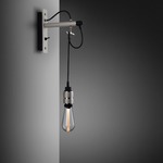 Hooked Wall Sconce - Stone / Steel