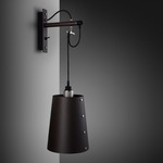 Hooked Wall Sconce - Graphite / Steel