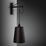 Hooked Wall Sconce - Graphite / Smoked Bronze