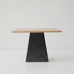 Brackton Dining Table - Black / Natural Oak