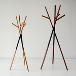 Bellwoods Clothes Rack - Black / Natural Oak